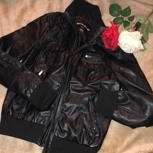 Faux Leather Jacket